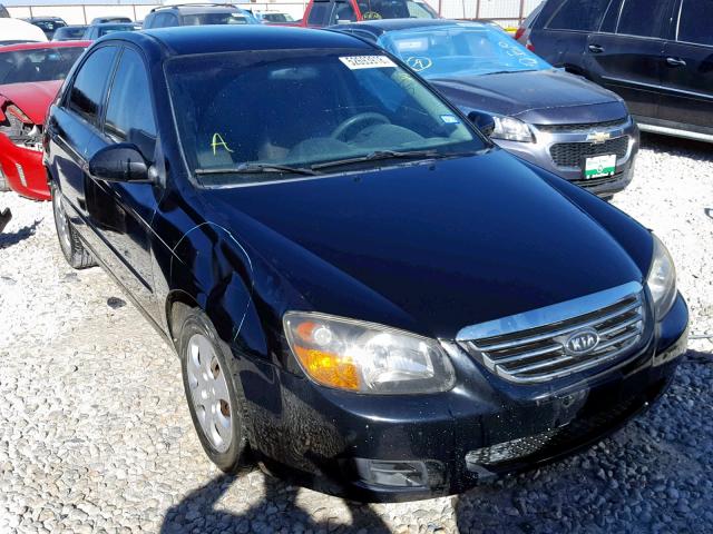 KNAFE221295613926 - 2009 KIA SPECTRA EX BLACK photo 1