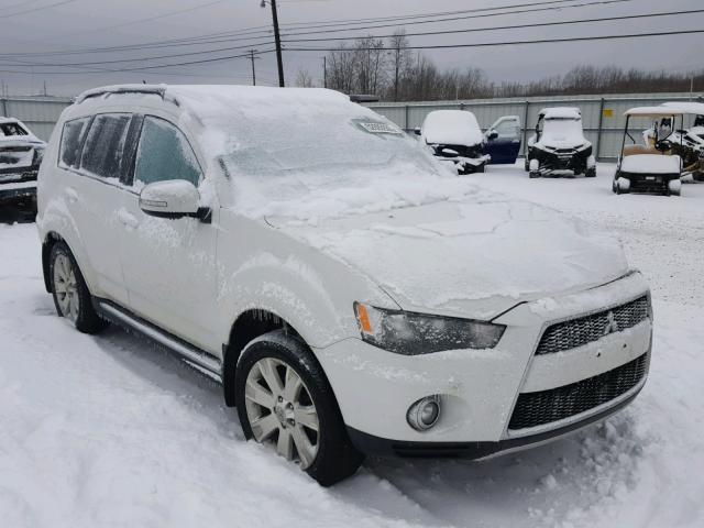 JA4JT3AW1DU001988 - 2013 MITSUBISHI OUTLANDER WHITE photo 1