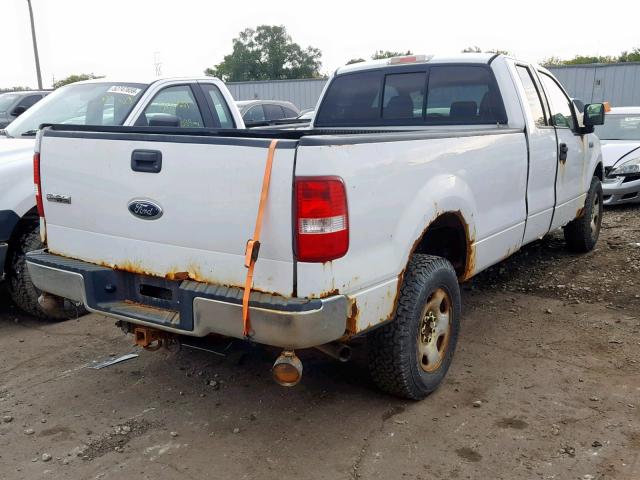 1FTVX14554NA71703 - 2004 FORD F150 WHITE photo 4