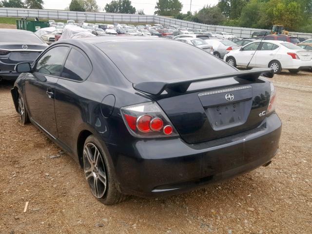 JTKDE167090284698 - 2009 TOYOTA SCION TC შავი ფოტო 3