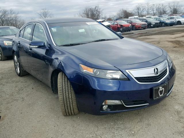 19UUA9F76DA001856 - 2013 ACURA TL ADVANCE BLUE photo 1