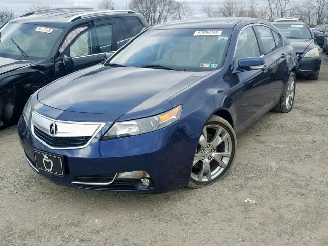 19UUA9F76DA001856 - 2013 ACURA TL ADVANCE BLUE photo 2