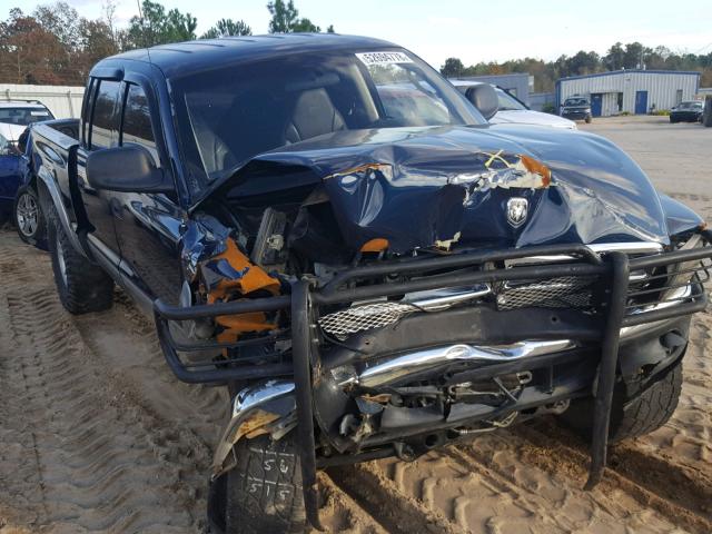 1B7GG2AN51S214410 - 2001 DODGE DAKOTA QUA BLUE photo 1