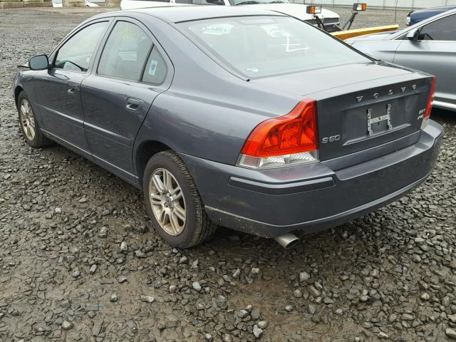 YV1RH592792722983 - 2009 VOLVO S60 2.5T CHARCOAL photo 3