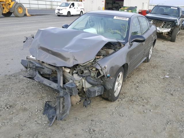 1G2NE52F92C146201 - 2002 PONTIAC GRAND AM S BROWN photo 2