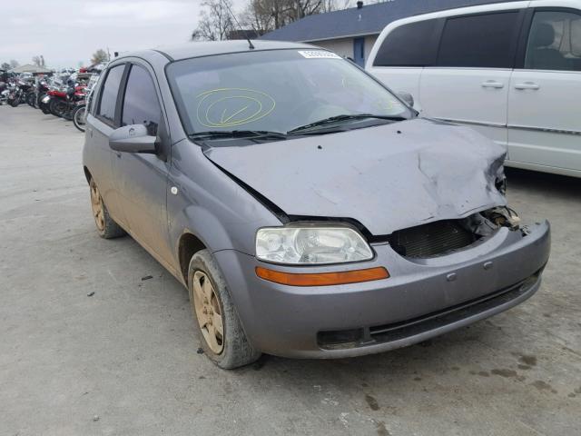 KL1TD66648B246640 - 2008 CHEVROLET AVEO BASE Gümüş foto 1