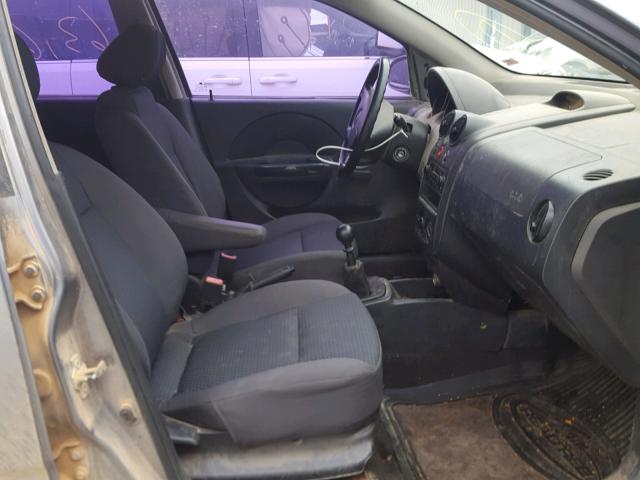 KL1TD66648B246640 - 2008 CHEVROLET AVEO BASE Gümüş foto 5