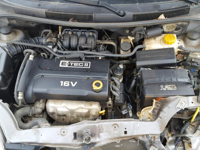 KL1TD66648B246640 - 2008 CHEVROLET AVEO BASE Gümüş foto 7