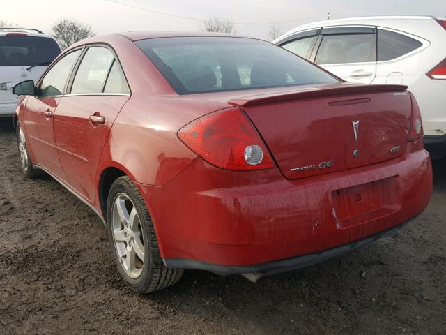 1G2ZH558X64242909 - 2006 PONTIAC G6 GT RED photo 3