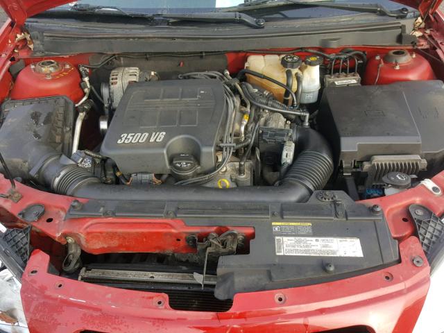 1G2ZH558X64242909 - 2006 PONTIAC G6 GT RED photo 7