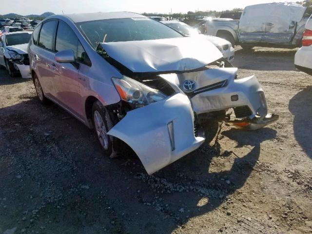 JTDZN3EU7D3263158 - 2013 TOYOTA PRIUS V SILVER photo 1