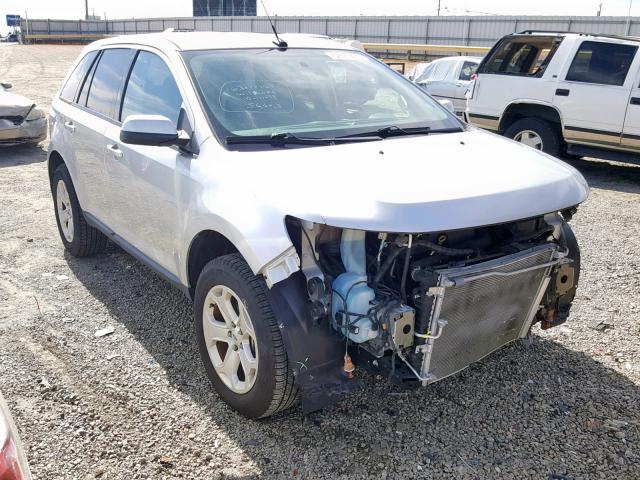 2FMDK3JC7DBB16561 - 2013 FORD EDGE SEL SILVER photo 1