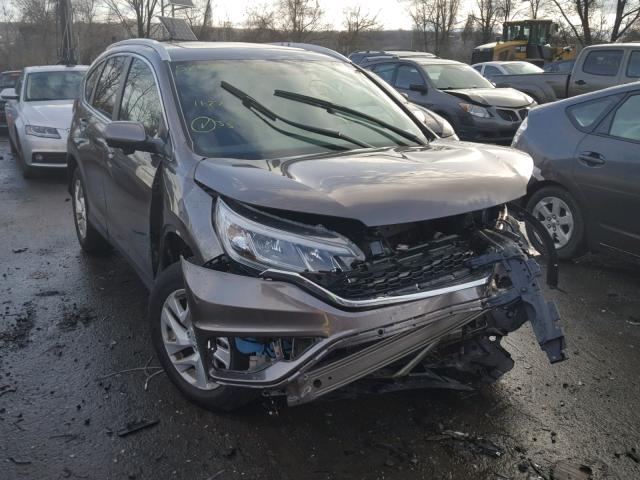 2HKRM4H7XFH603330 - 2015 HONDA CR-V EXL GRAY photo 1