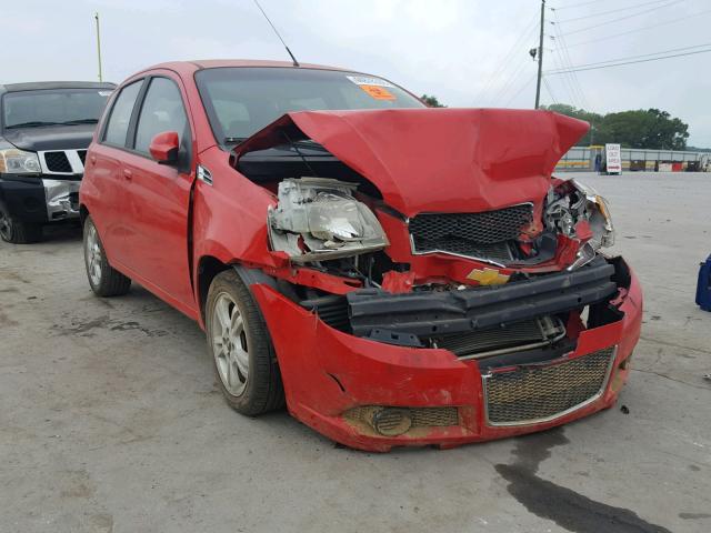 KL1TD6DE8BB122596 - 2011 CHEVROLET AVEO LS RED photo 1