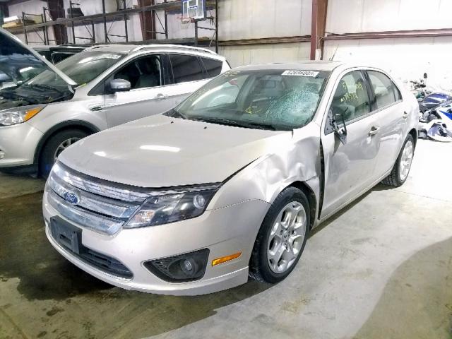 3FAHP0HA4AR387848 - 2010 FORD FUSION SE SILVER photo 2