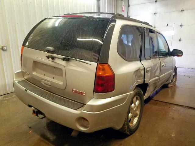 1GKDT13S742129833 - 2004 GMC ENVOY SILVER photo 4