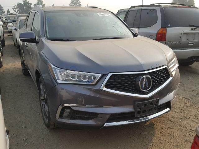 5FRYD4H8XHB014587 - 2017 ACURA MDX ADVANC CHARCOAL photo 1