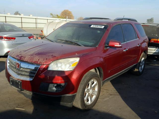 5GZER23728J188153 - 2008 SATURN OUTLOOK XR RED photo 2