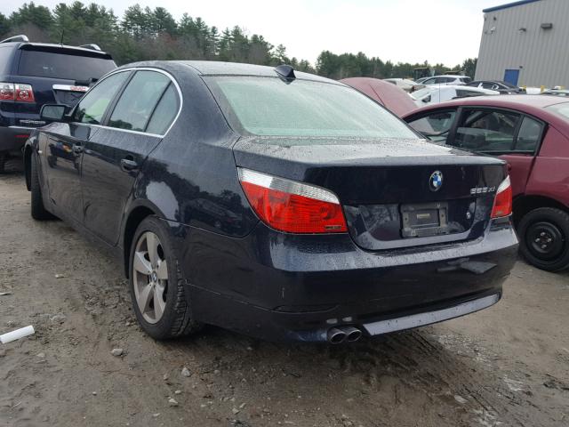 WBANF33577CS40634 - 2007 BMW 525 XI BLUE photo 3