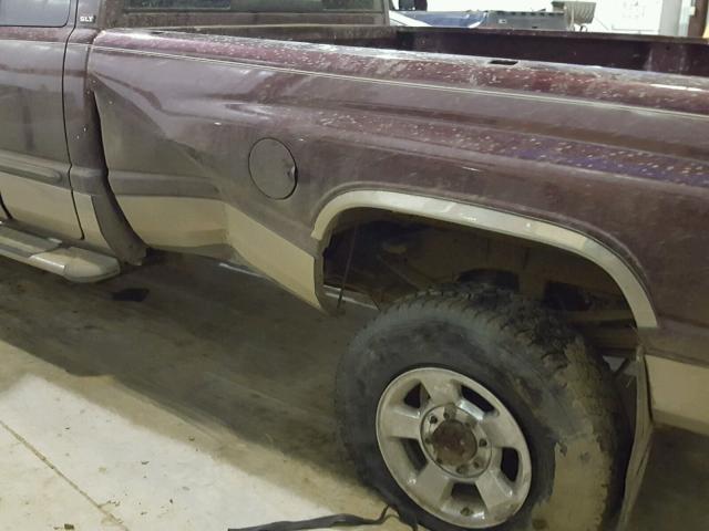 3B7KF23602M296804 - 2002 DODGE RAM 2500 BURGUNDY photo 9