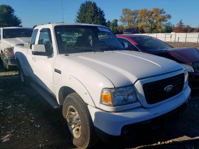 1FTYR14E49PA02164 - 2009 FORD RANGER SUP WHITE photo 1