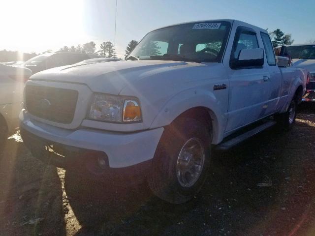 1FTYR14E49PA02164 - 2009 FORD RANGER SUP WHITE photo 2