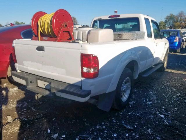 1FTYR14E49PA02164 - 2009 FORD RANGER SUP WHITE photo 4