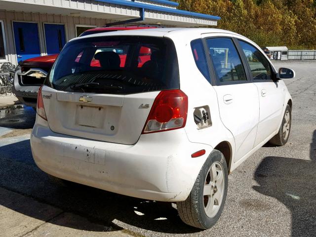 KL1TD66687B735993 - 2007 CHEVROLET AVEO BASE Ağ foto 4