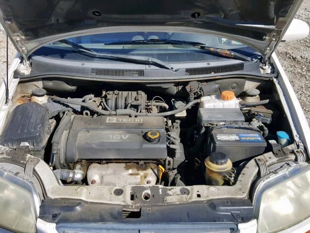 KL1TD66687B735993 - 2007 CHEVROLET AVEO BASE Ağ foto 7