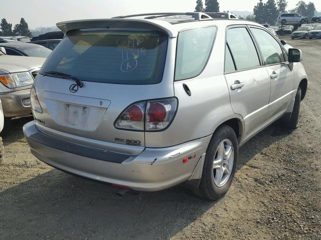 JTJHF10UX10226250 - 2001 LEXUS RX 300 GRAY photo 4