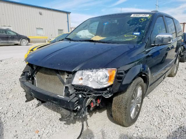 2C4RC1CG7FR526265 - 2015 CHRYSLER TOWN & COU BLACK photo 2