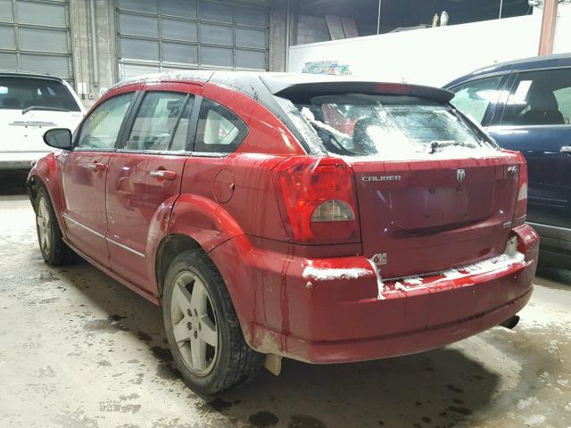 1B3HE78K27D344534 - 2007 DODGE CALIBER R/ RED photo 3