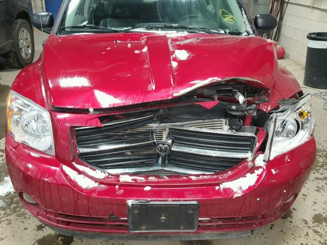 1B3HE78K27D344534 - 2007 DODGE CALIBER R/ RED photo 7