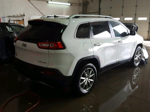 1C4PJMDB8JD522819 - 2018 JEEP CHEROKEE L WHITE photo 4