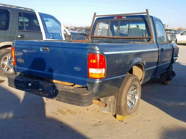 1FTCR10A1VPB12743 - 1997 FORD RANGER TEAL photo 4