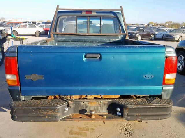 1FTCR10A1VPB12743 - 1997 FORD RANGER TEAL photo 6