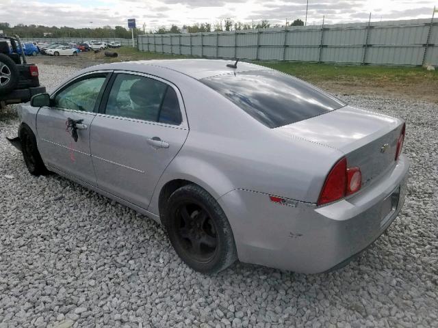 1G1ZB5EB9AF112098 - 2010 CHEVROLET MALIBU LS GRAY photo 3