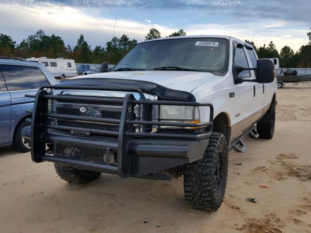 1FTSW31P44EA98804 - 2004 FORD F350 SRW S WHITE photo 2