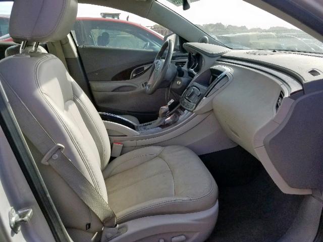 1G4GD5GGXAF168175 - 2010 BUICK LACROSSE C SILVER photo 5