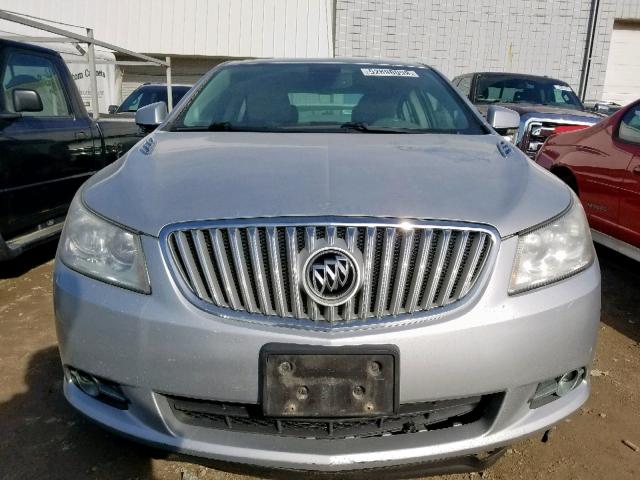 1G4GD5GGXAF168175 - 2010 BUICK LACROSSE C SILVER photo 9