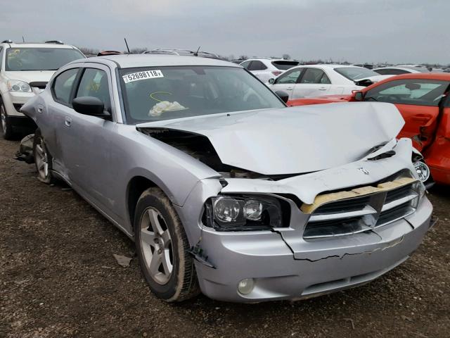 2B3KA33G98H242665 - 2008 DODGE CHARGER SX SILVER photo 1