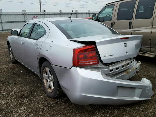 2B3KA33G98H242665 - 2008 DODGE CHARGER SX SILVER photo 3