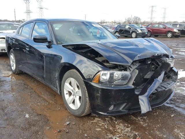 2C3CDXHG0CH253755 - 2012 DODGE CHARGER SX BLACK photo 1