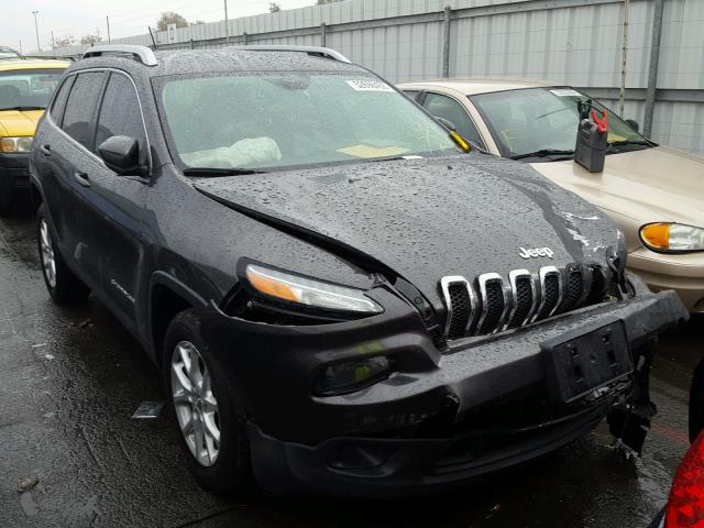 1C4PJLCB5EW297278 - 2014 JEEP CHEROKEE L GRAY photo 1