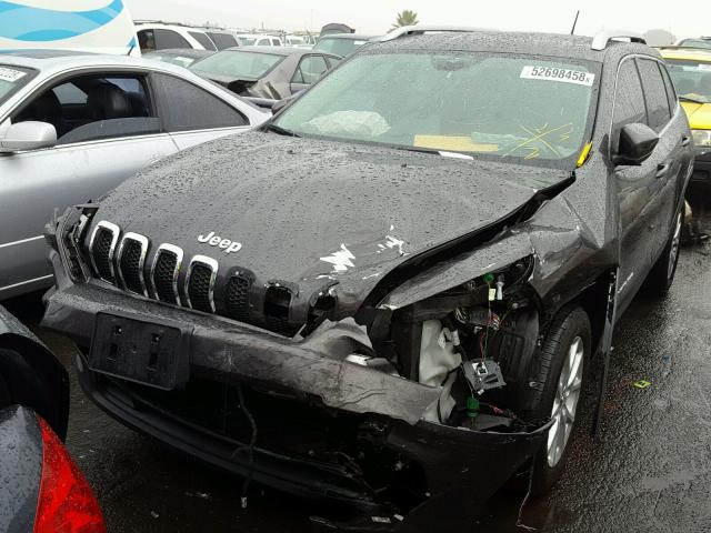 1C4PJLCB5EW297278 - 2014 JEEP CHEROKEE L GRAY photo 2