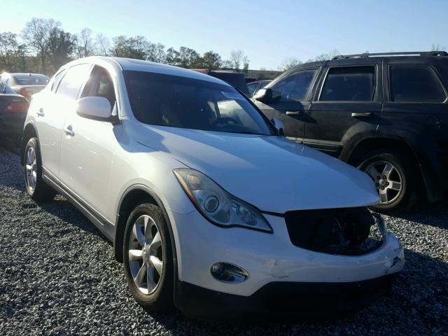 JNKAJ09F58M353331 - 2008 INFINITI EX35 BASE WHITE photo 1