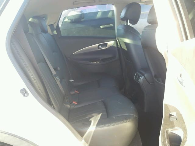 JNKAJ09F58M353331 - 2008 INFINITI EX35 BASE WHITE photo 6