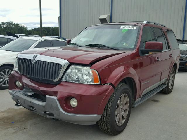 5LMFU27R44LJ16653 - 2004 LINCOLN NAVIGATOR 勃艮第红 照片 2