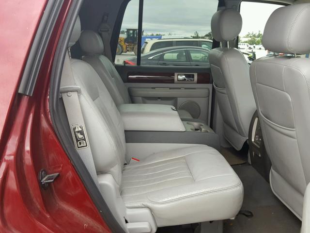5LMFU27R44LJ16653 - 2004 LINCOLN NAVIGATOR 勃艮第红 照片 6