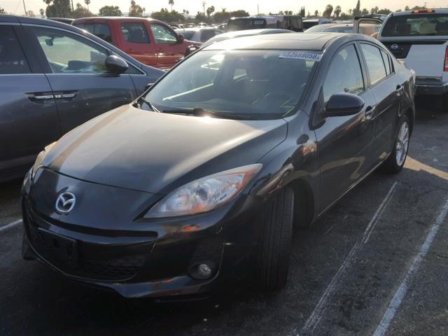 JM1BL1V67C1506684 - 2012 MAZDA 3 S BLACK photo 2